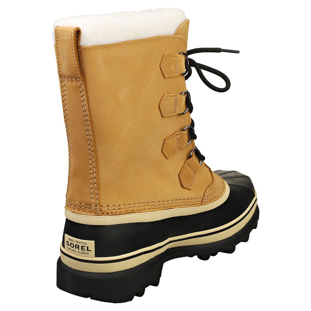 SOREL Caribou Waterproof Mens Buff Ankle Boots