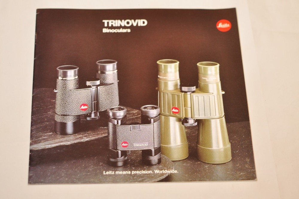 Leitz Trinovid Brochure, c1987, Original, Not A Copy!
