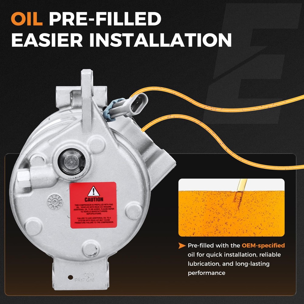 AC Compressor Explorer 1996-2003 F-Series 1996 E-250 1996 Windstar 1996-1998