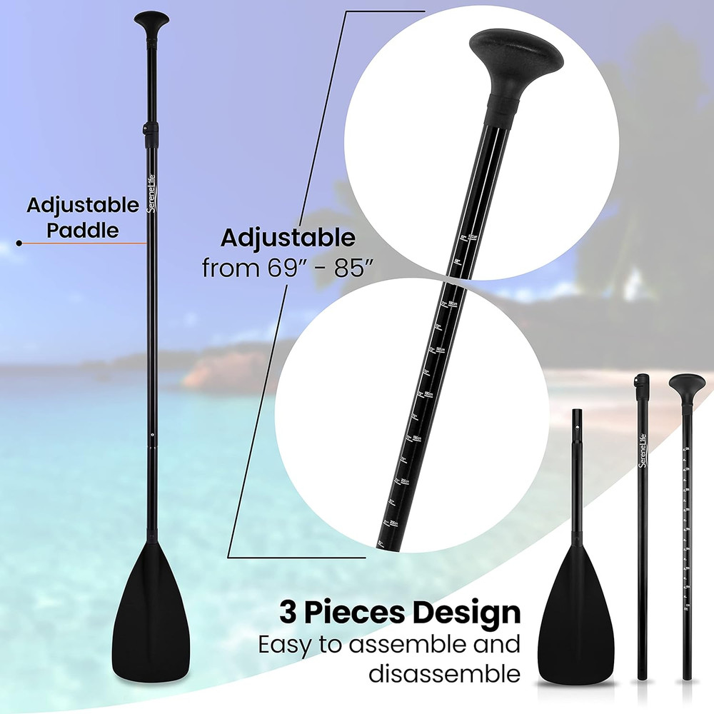 Stand up Paddle-Board Adjustable Paddle - Adjustable Water Paddle Oar for SLSUPB