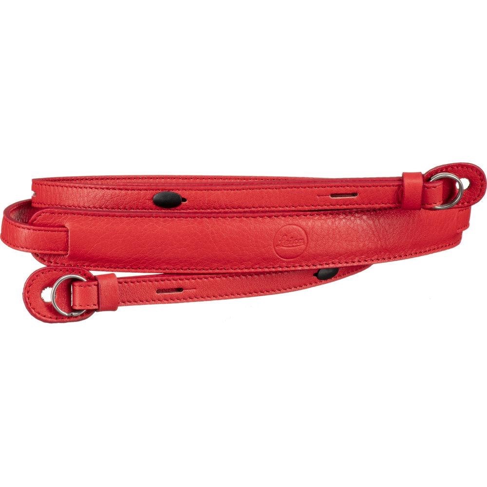 Leica Leather Carrying Strap for M10 (Red) 18577