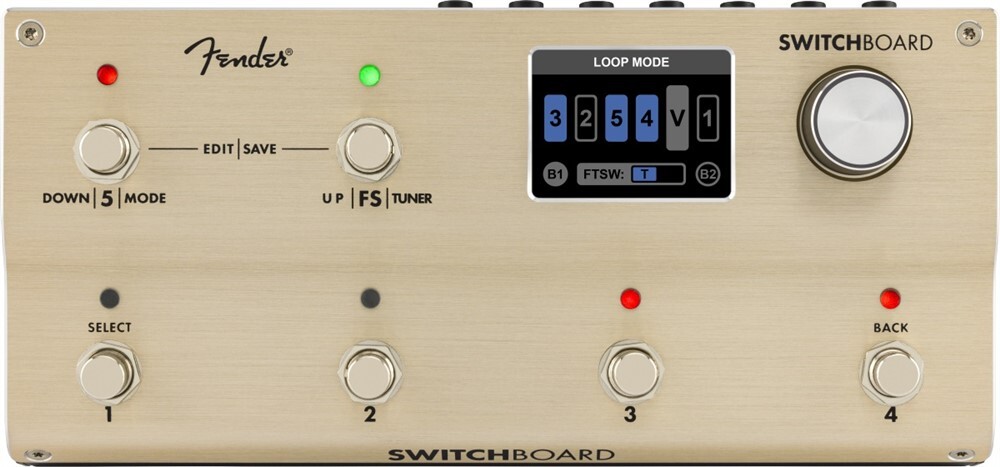 NEW Fender Switchboard Effects Operator Effects Switching Solution
