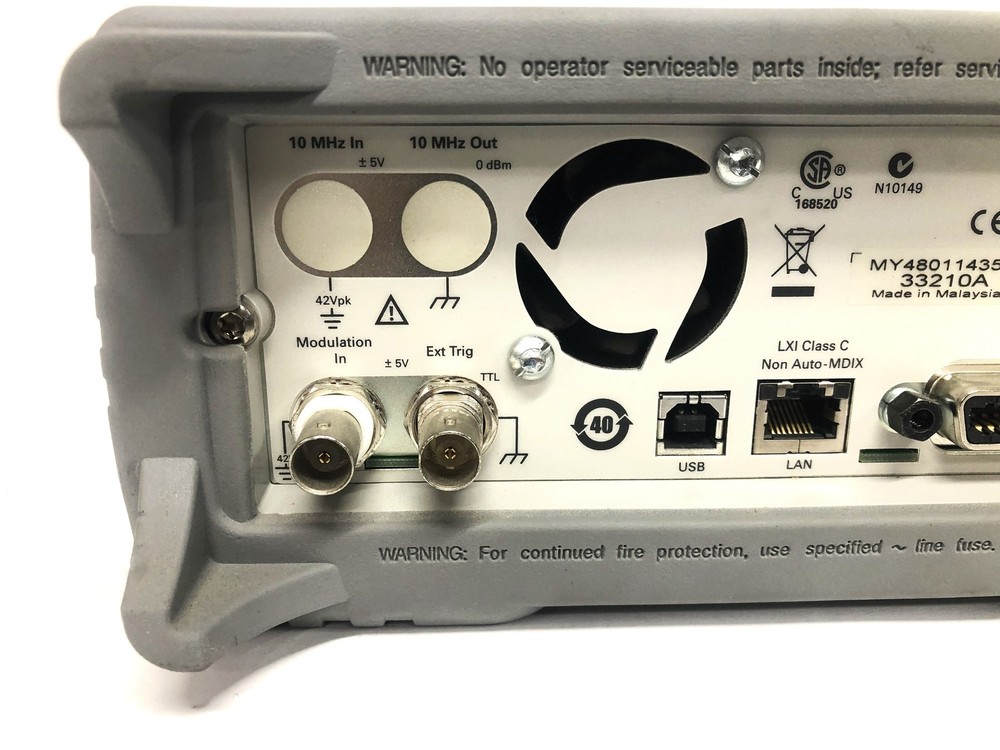 Agilent 10MHz Function/Arbitrary Waveform Generator No Side Bracket 33210A USED