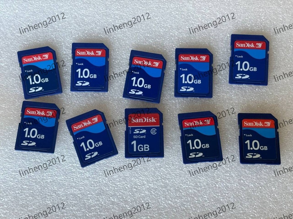 10PCS  Genuine SanDisk 1GB SD Memory card