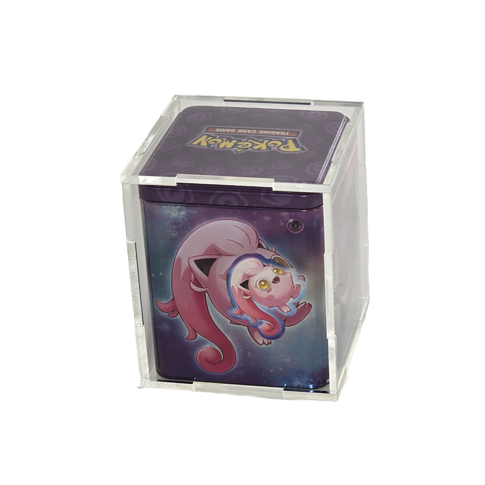 Acrylic Display Case for Pokemon Stack Em High Tin - UV Protection