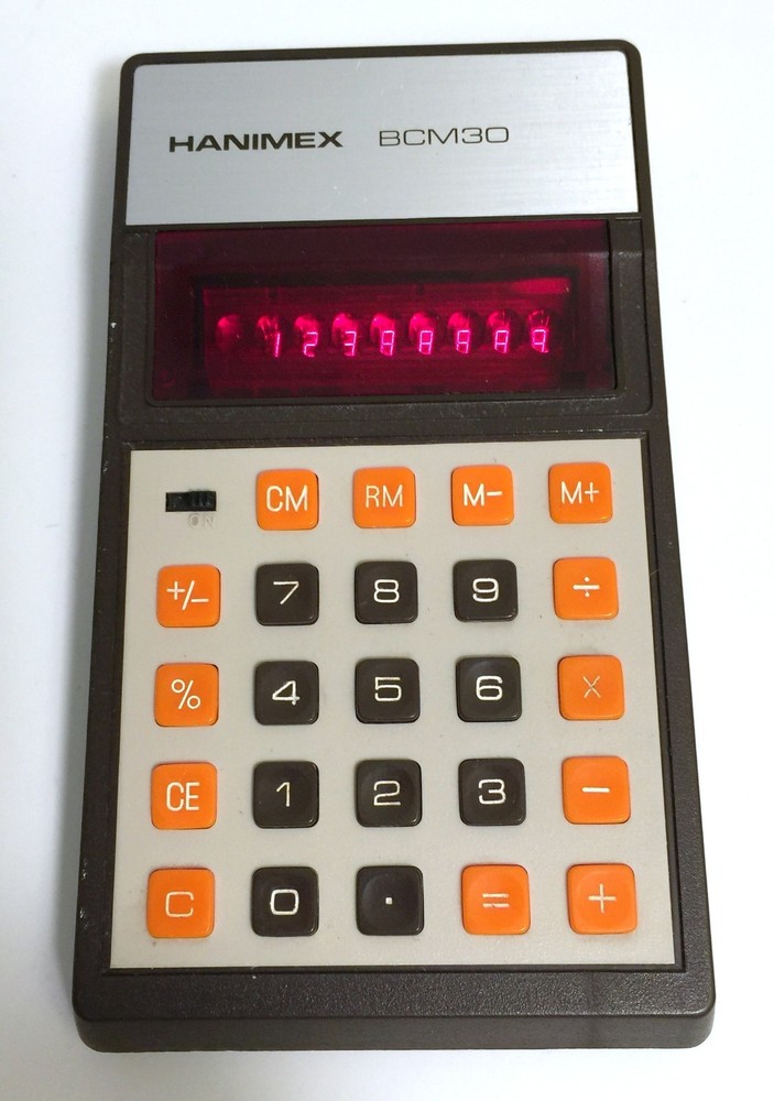 Vintage  Hanimex BCM30 Calculator