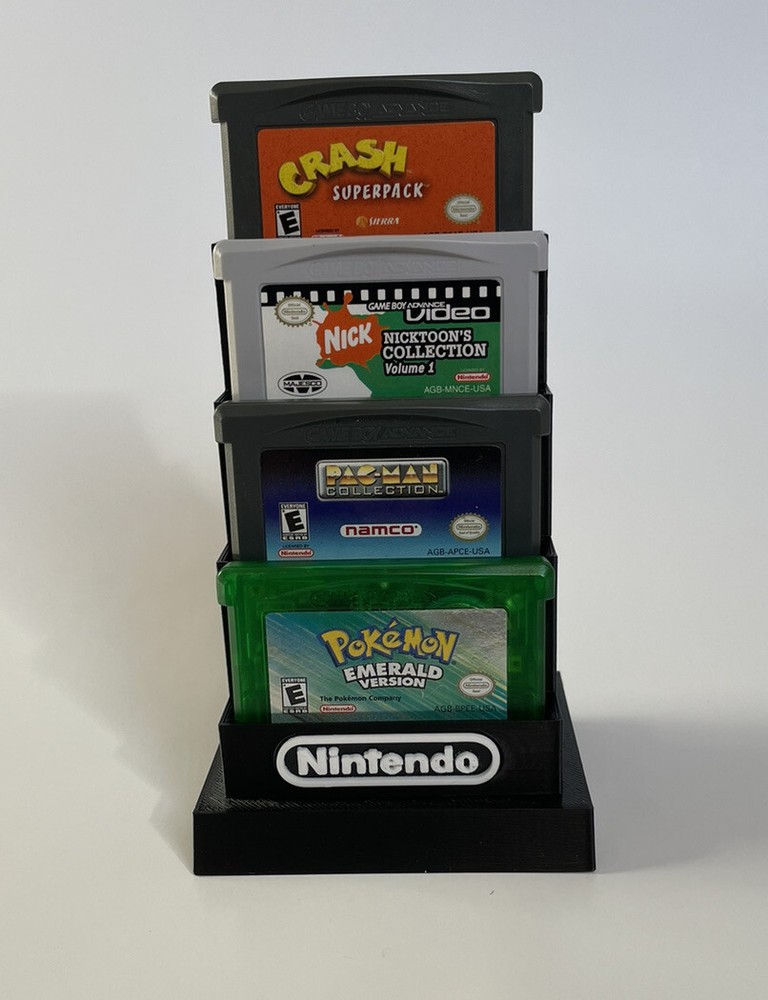 Nintendo Game Boy Advanced SP 9 Game Cartridge Display- DISPLAY ONLY (Customize)