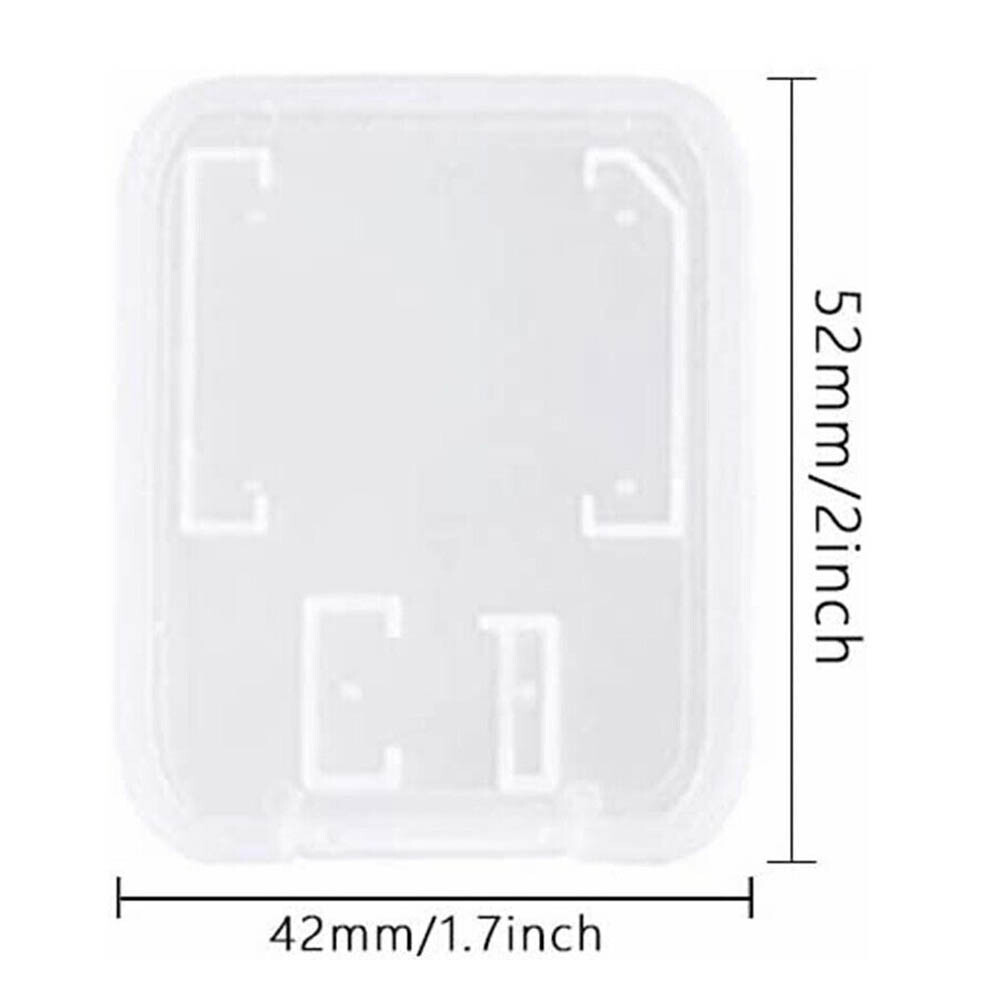 40 PCS Case Holder for Micro SD SDHC Memory Card Box Storage Hard Plastic N865