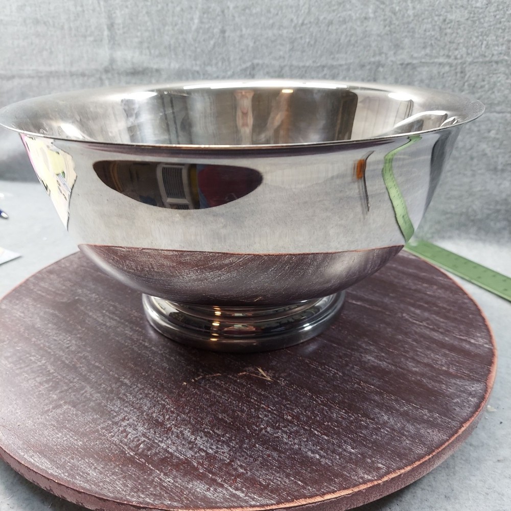 Gorham YC784 Large Silver Plated Decorative Bowl