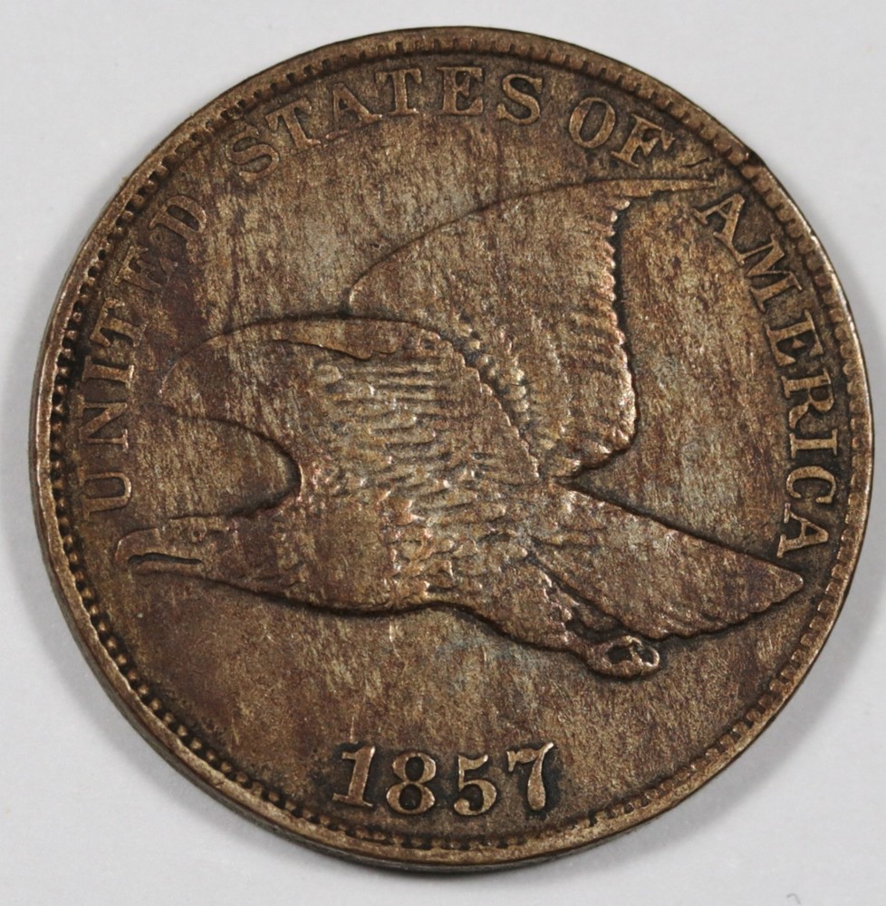 1857 Flying Eagle Cent.  XF.  208567