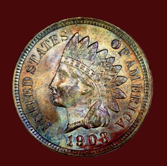 1903 Indian Head Cent - SOLID GEM, MS++, BRILLIANT UNCIRCULATED KNOCKOUT