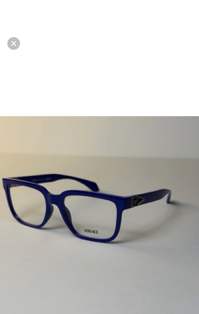Versace Mod 3377-U 5450 Eyeglasses Blue New Authentic