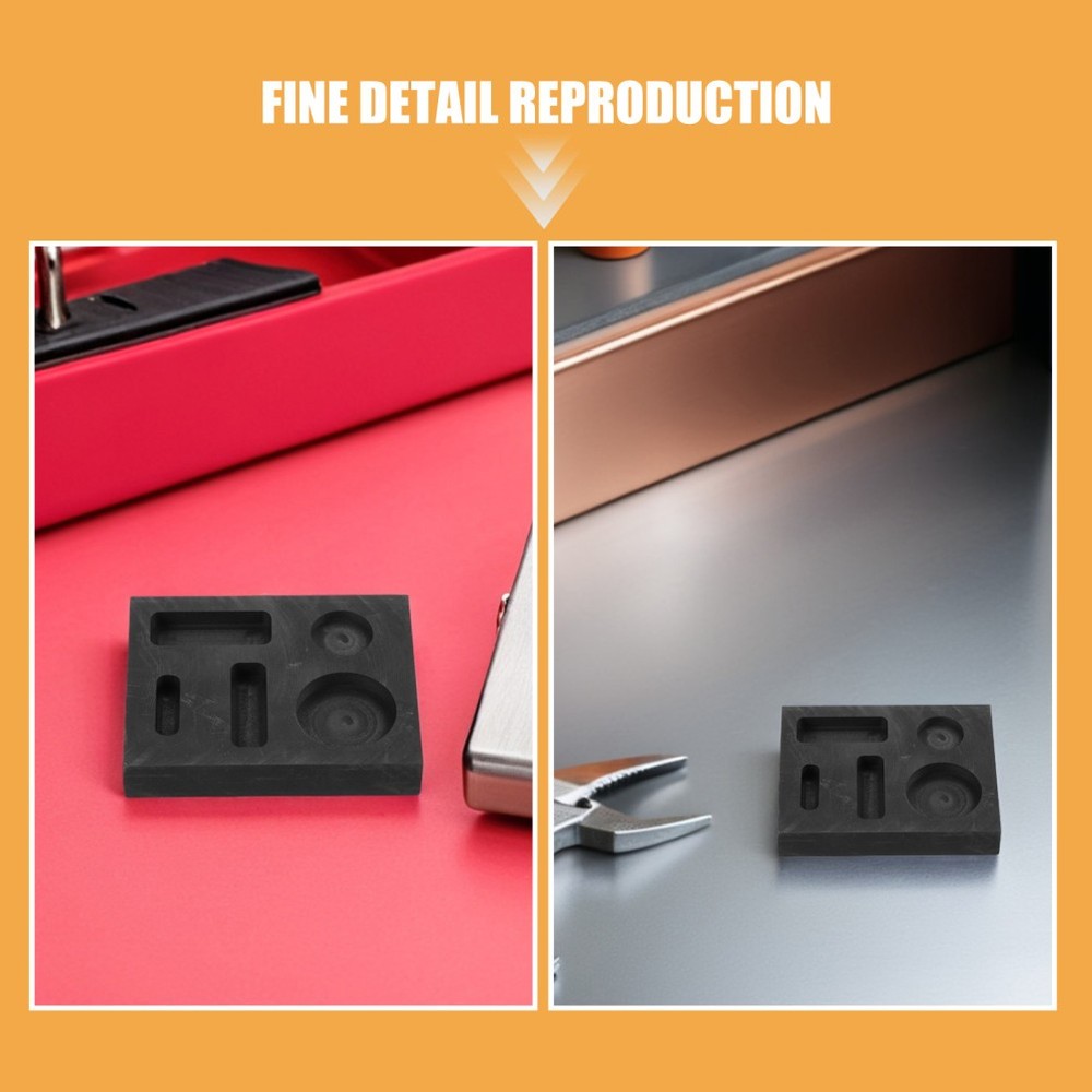 2 Pcs Graphite Mold Casting Molds 5 Slots Heat Resistant for Metal Casting