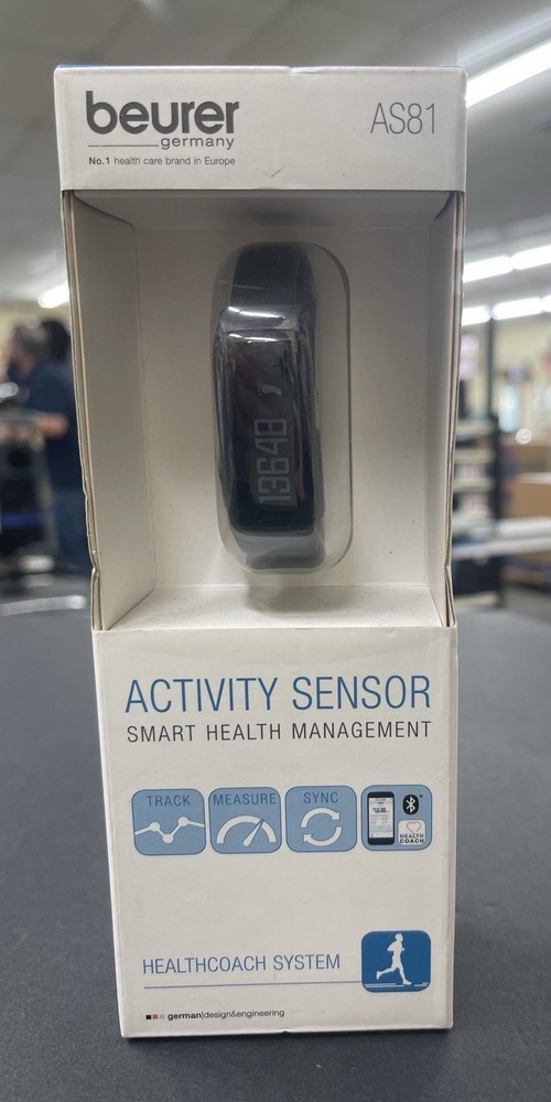 Beurer AS81 Activity Sensor Fitness Tracker,New,Sealed