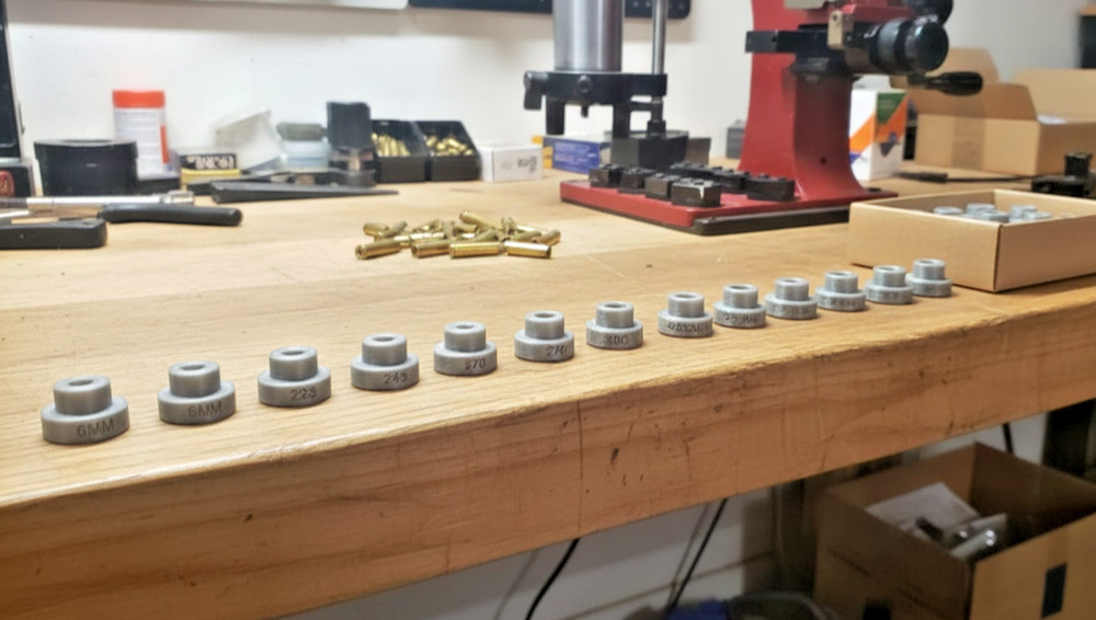Bullet Comparator Bushing Insert Complete Set for Hornady Lock-N-Load - 14 piece