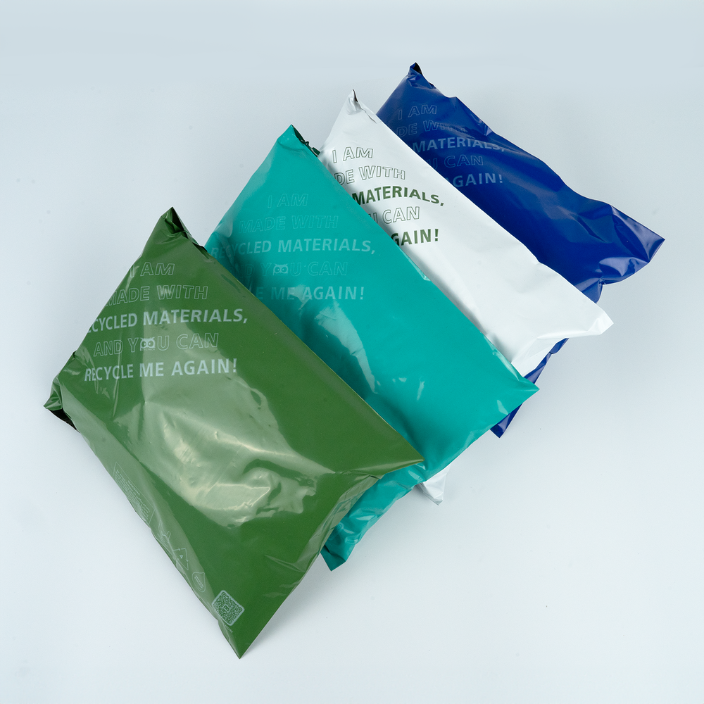 Owlpack Eco Friendly 2 MIL Thick Recycled Mailers, Poly Mailers (White)