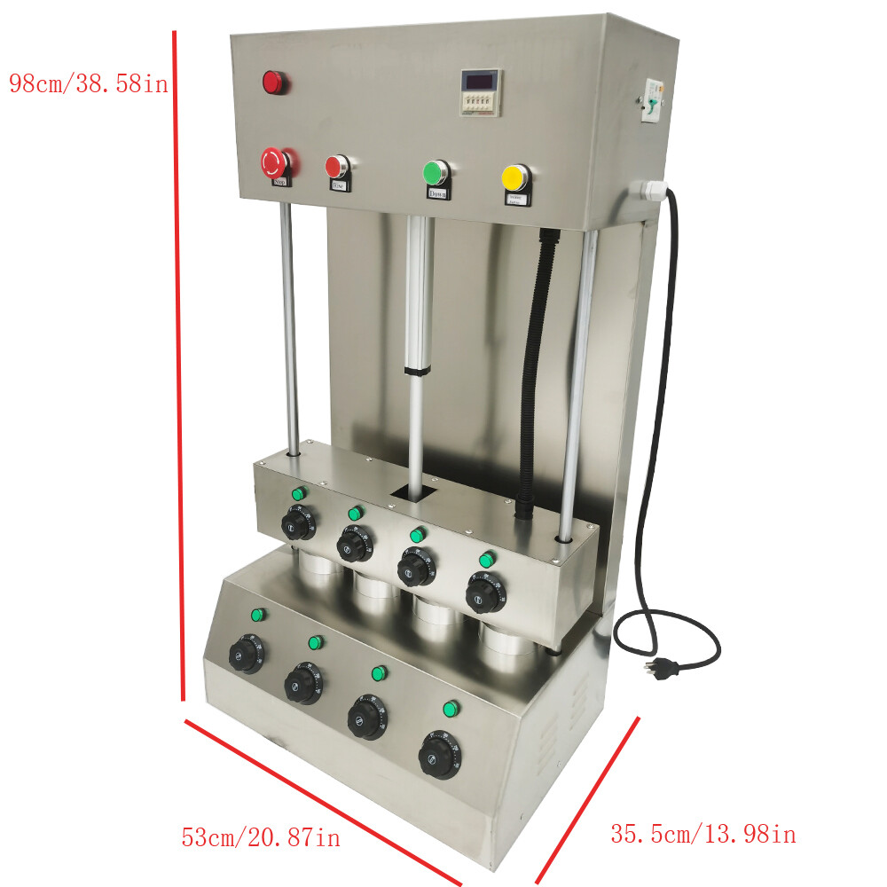 Conical Pizza Forming Machine Rotational Pizza/Ice Cream Cone Moulding Machine