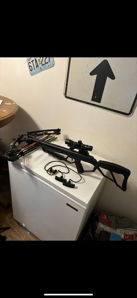 Bear X Vanish Compound Crossbow with Scope and Accessories