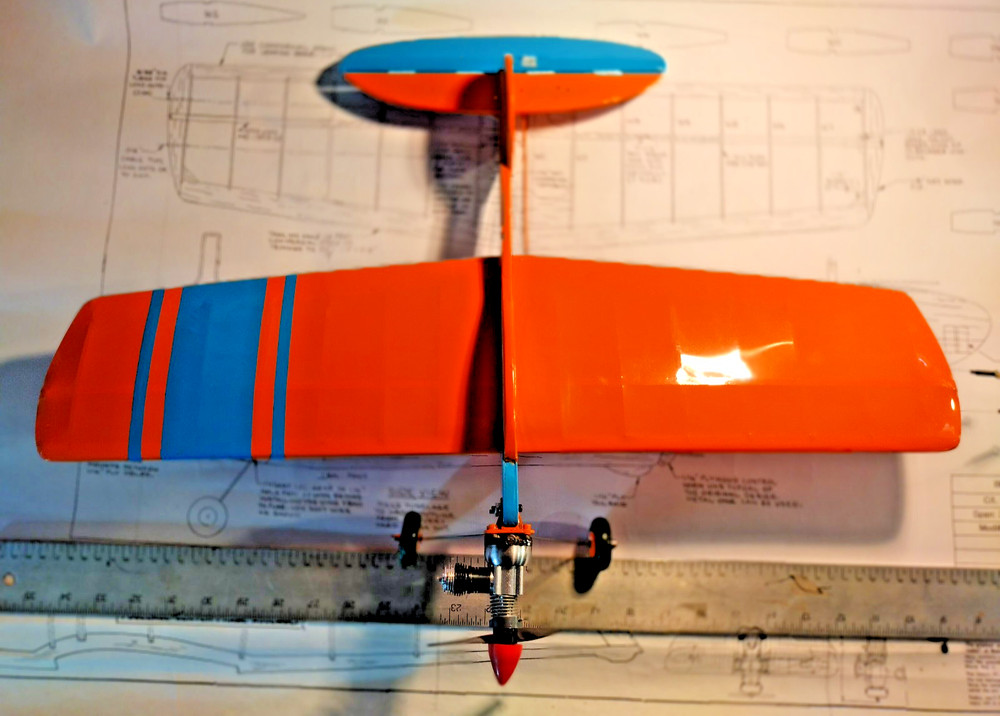 Control Line Model Cox .049 Baby Ringmaster Sterling Almost Ready To Fly