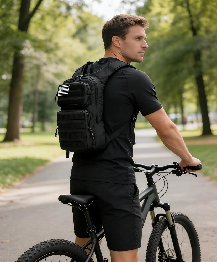 Hydration Backpack with Water Bladder for Hiking Tactical Hydration Pack for Men