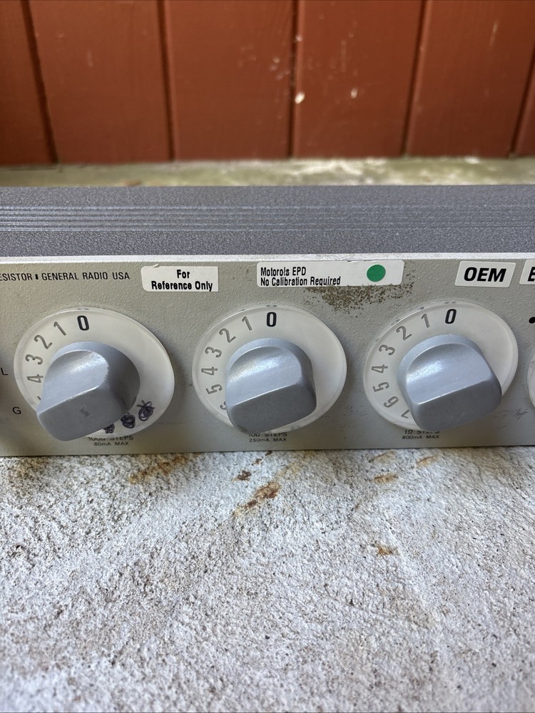 Gen Rad 1433-K Decade Resistor - Tested