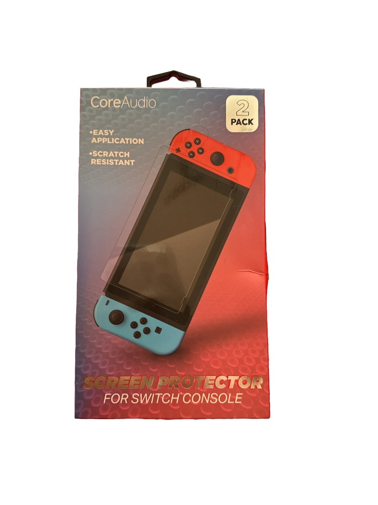 CoreAudio Screen Protector for Nintendo Switch Console, Pack of 2 NEW