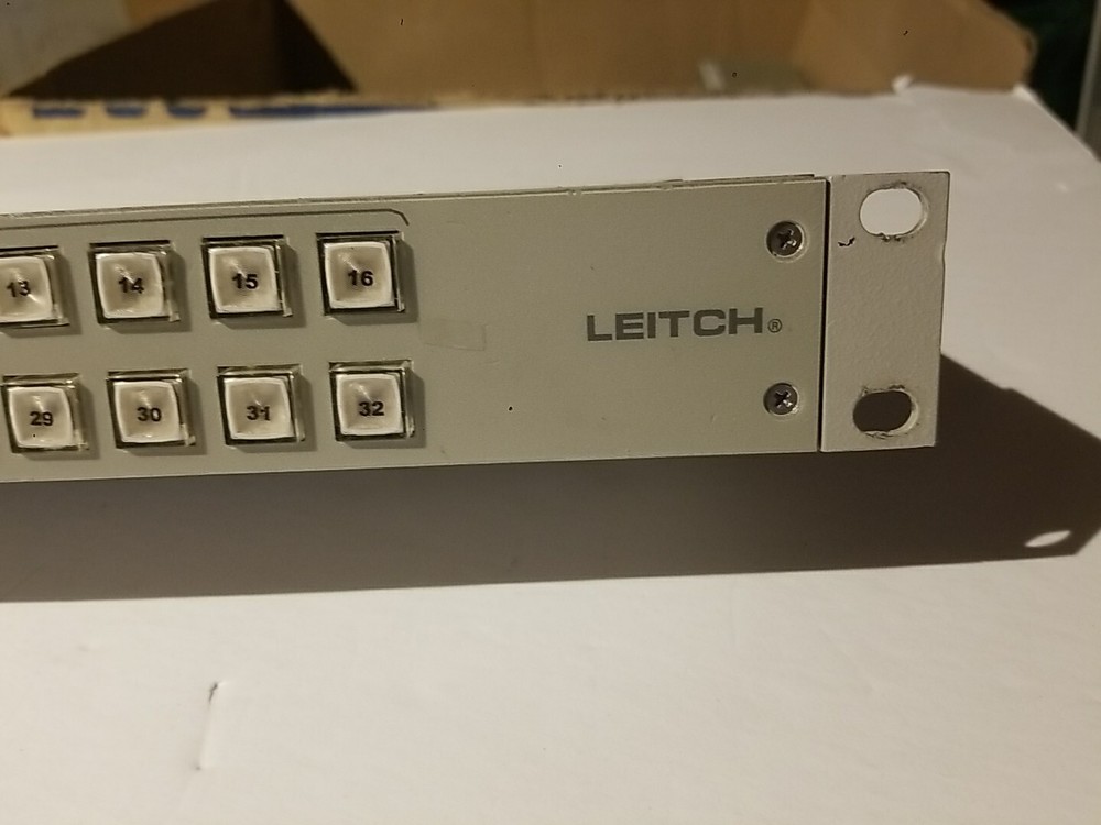 Genuine Leitch 32x1p Video Switcher Control Panel