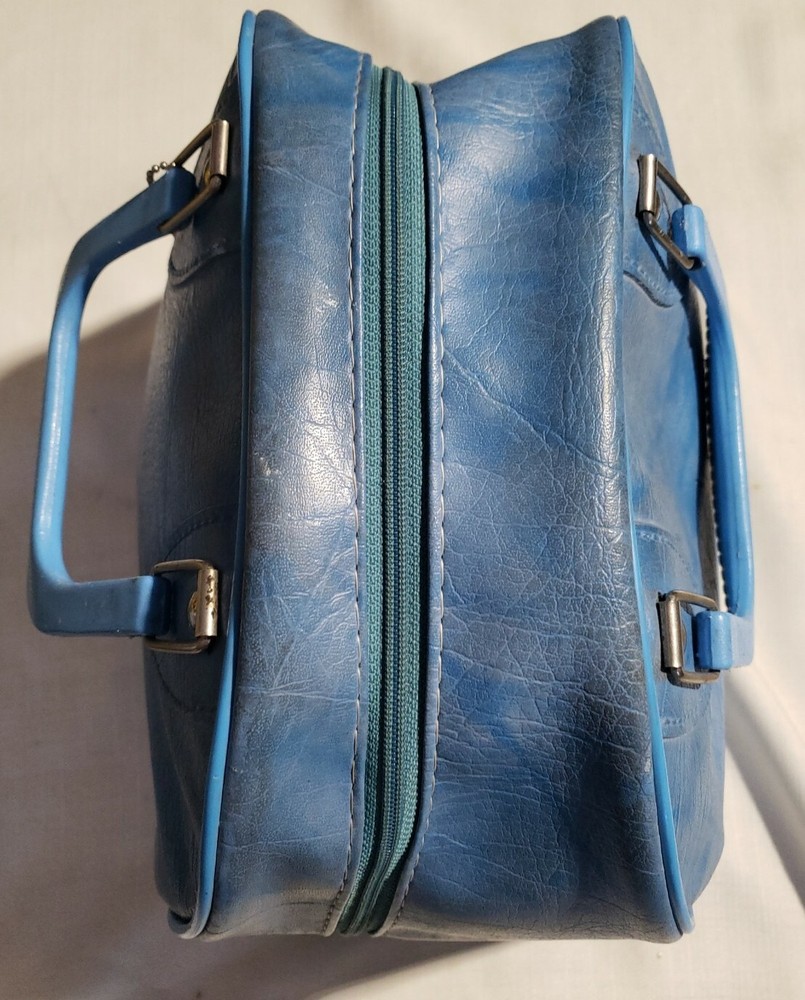 Vintage Don Carter Bowling Bag with Chevron Design