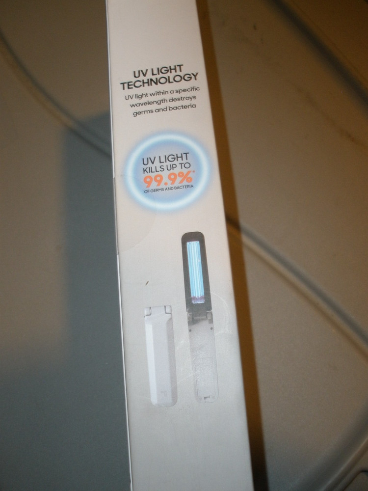 SHARPER IMAGE UV Light Portable Foldable BRAND NEW SEALED (SU157)