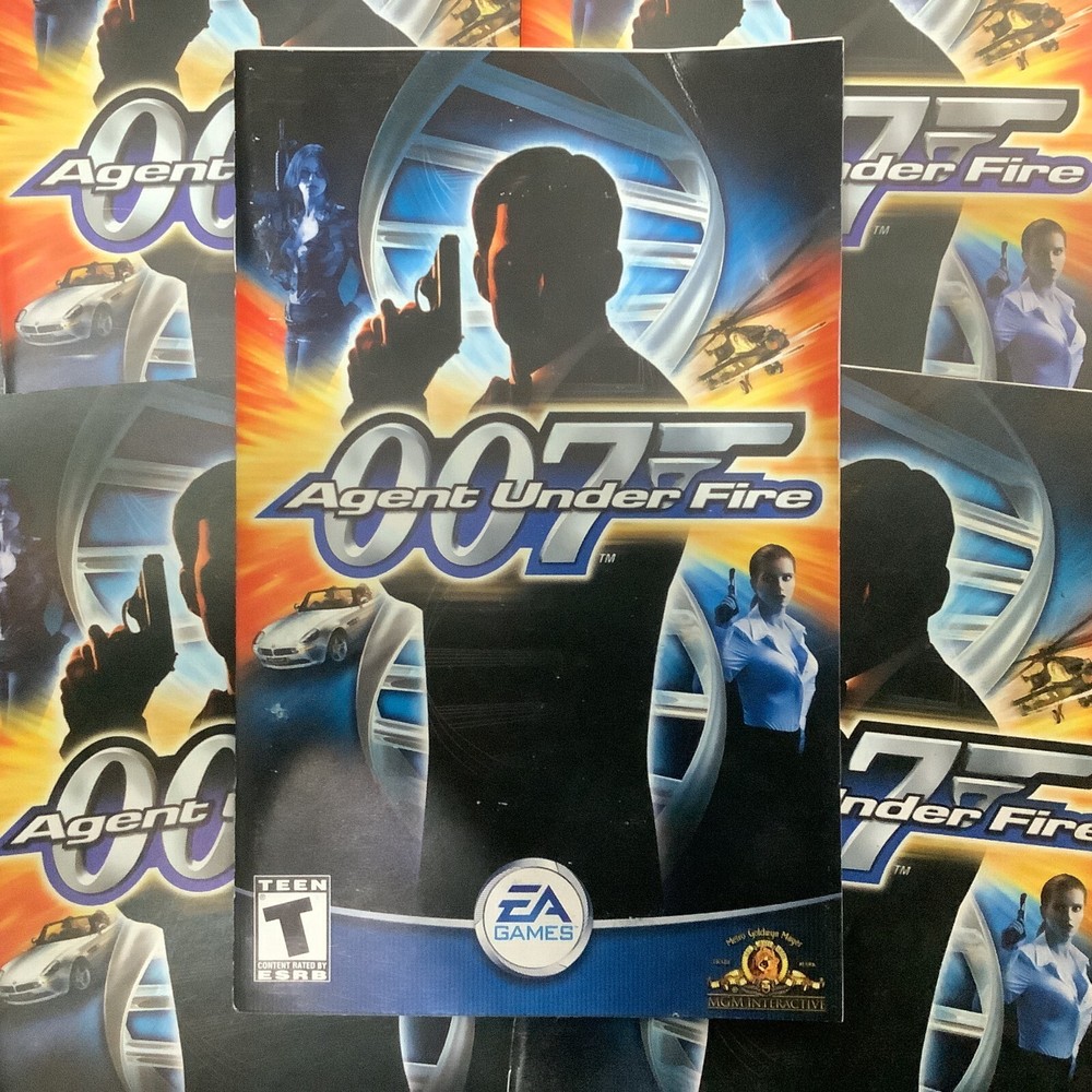 007 Agent Under Fire PS2 PlayStation 2 Instruction Manual Only