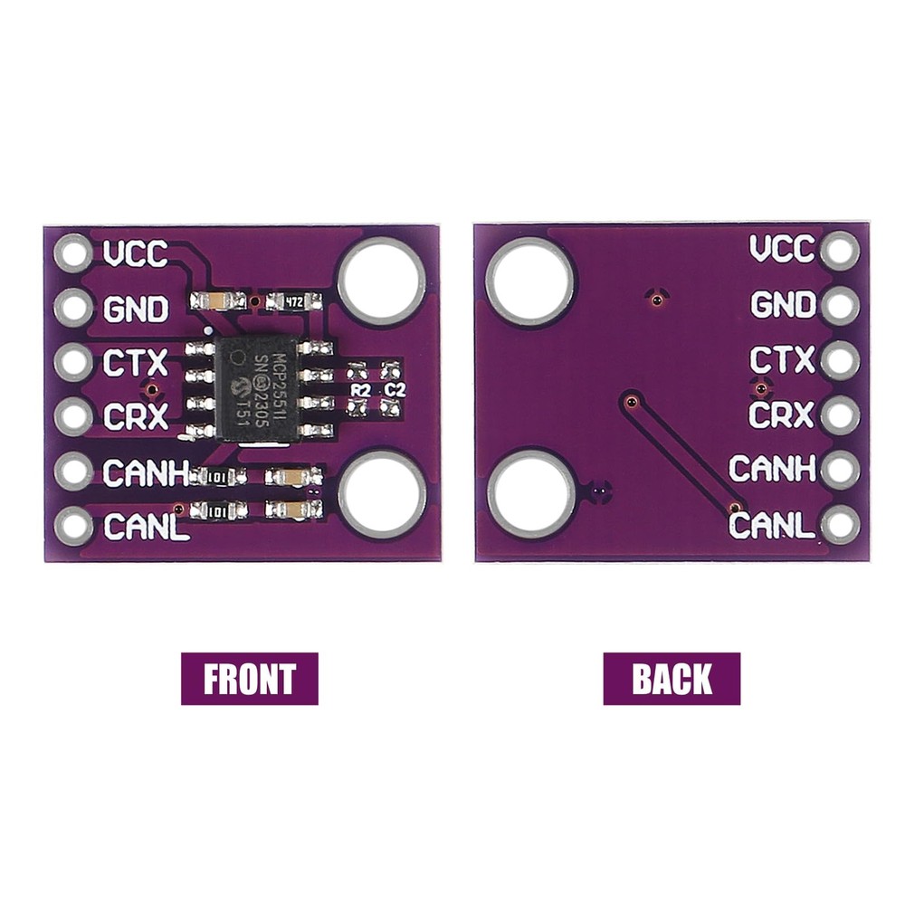 6 PCS MCP2551 High Speed CAN Protocol Controller Bus Interface Module Board