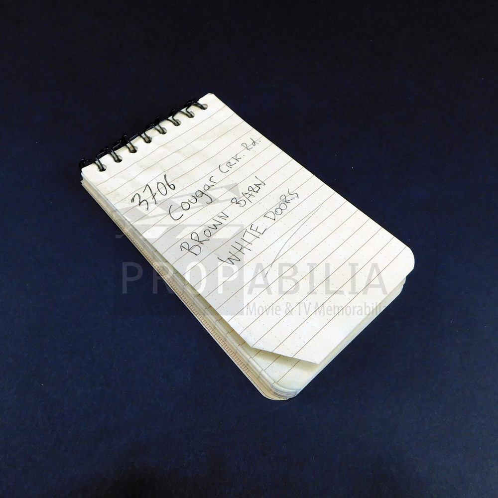 RESIDENT ALIEN Sheriff Mikes Alien Tracker Note S03E01 Original Prop (3017-4117)