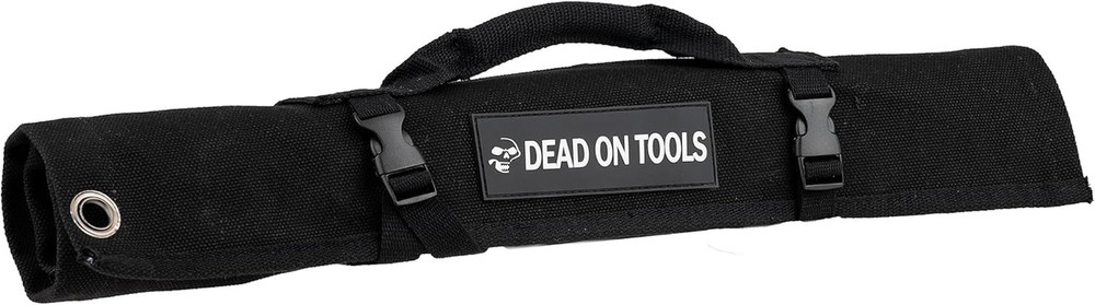 Tools Heavy Duty 24 Oz. Canvas Wrench Roll, Black, One Size