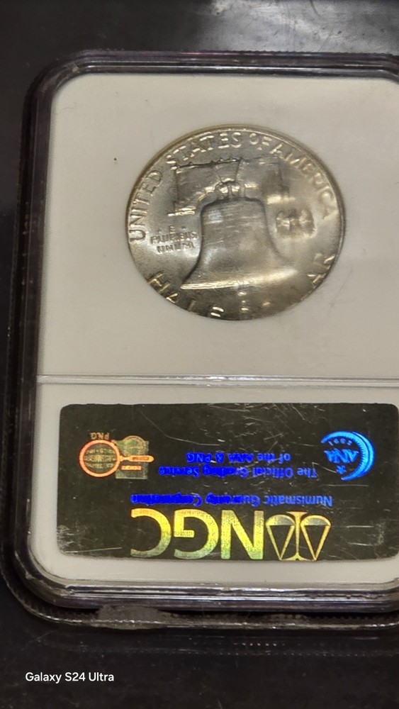 1959 Franklin Half Dollar NG MS65
