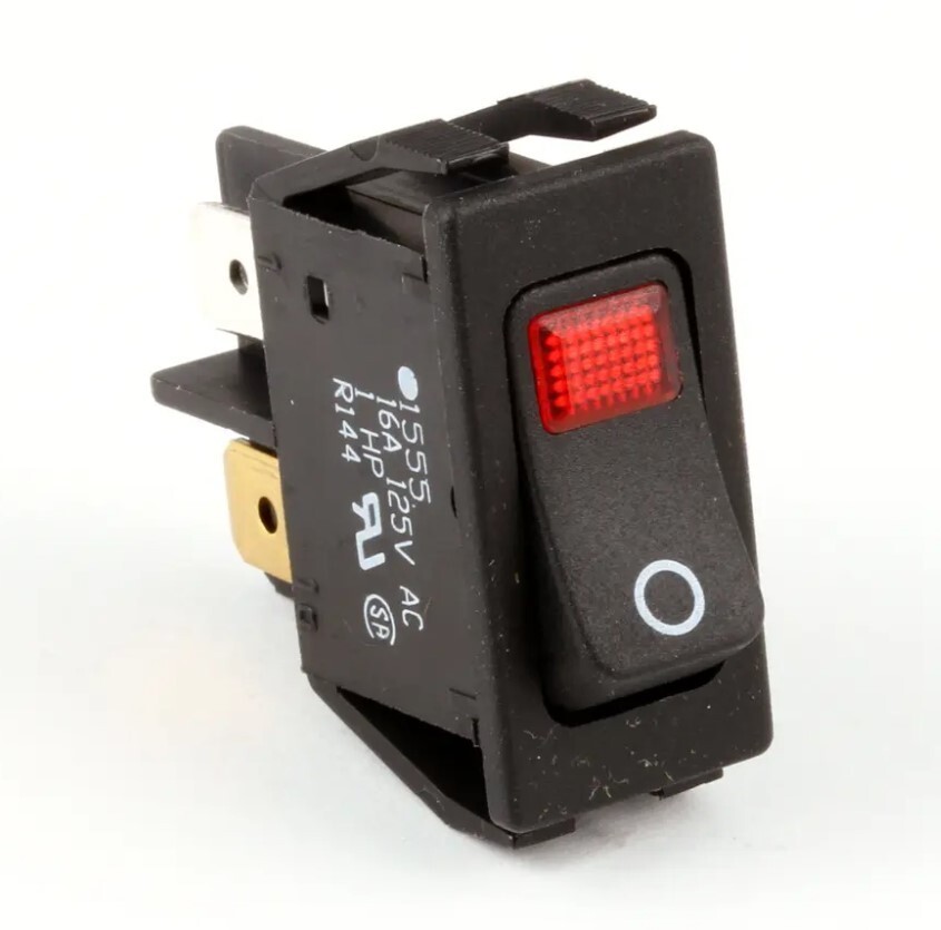 Hatco 02.19.080.00 125V 16A DPST Lighted Rocker Switch - Free Shipping - OEM