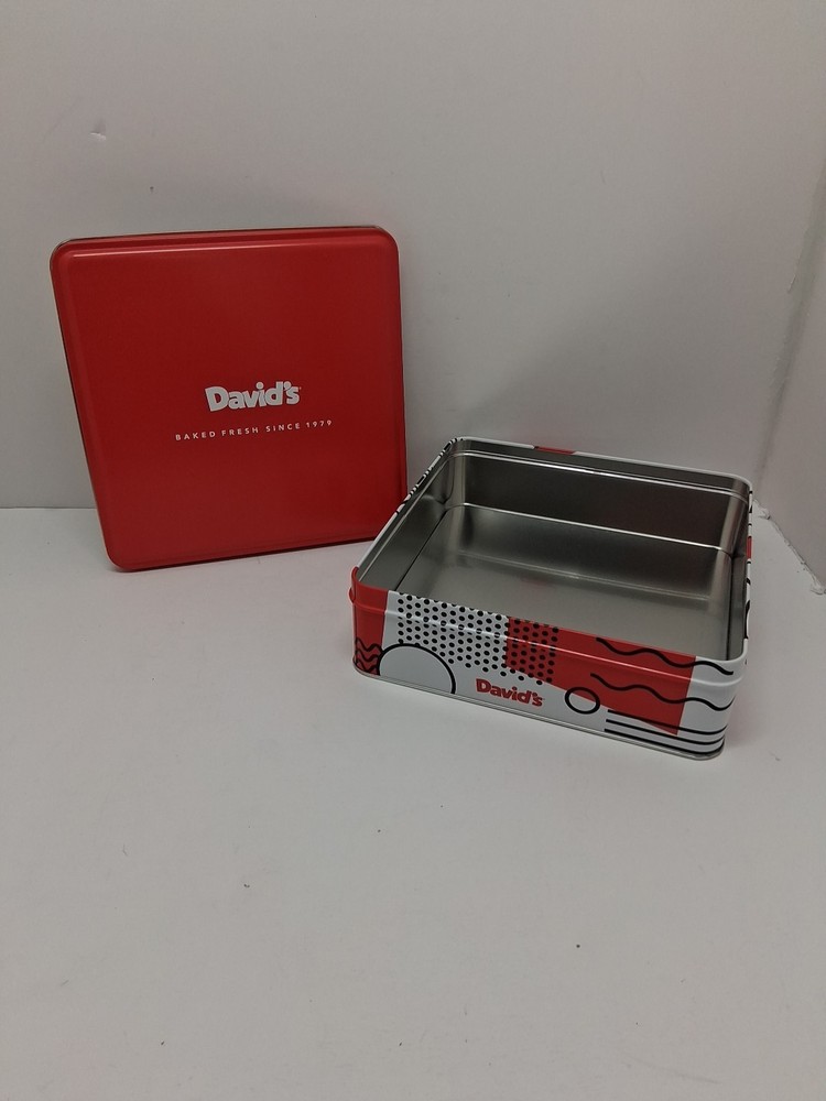 David Sunflower Seed Metal Tin Box