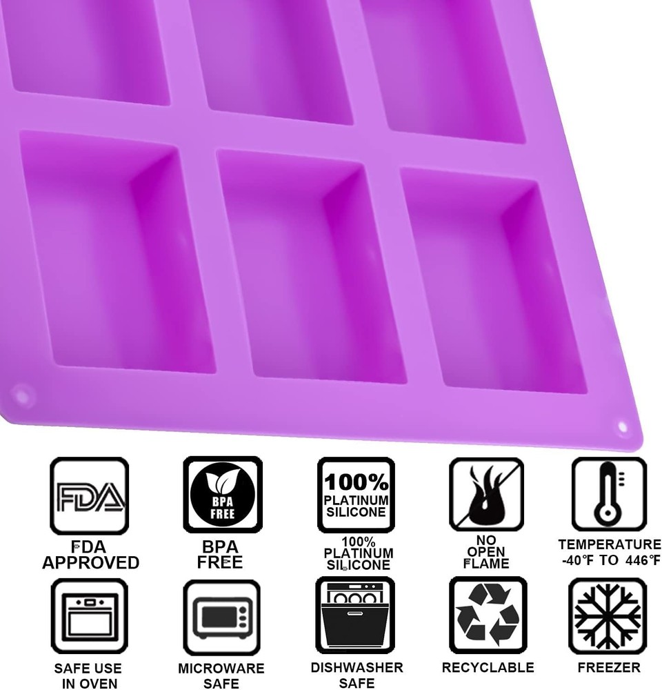 Dishwasher Safe Multicolored Silicone Molds - Fun & Functional Kitchenware