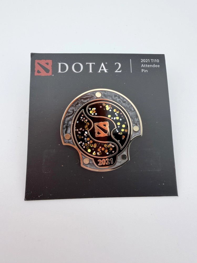 DOTA 2 2021 TI10 Attendee Pin with Code