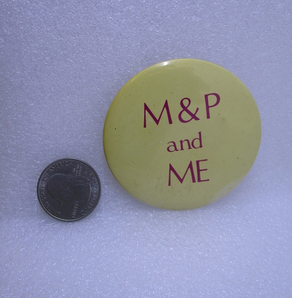 M&P And Me Button Pin