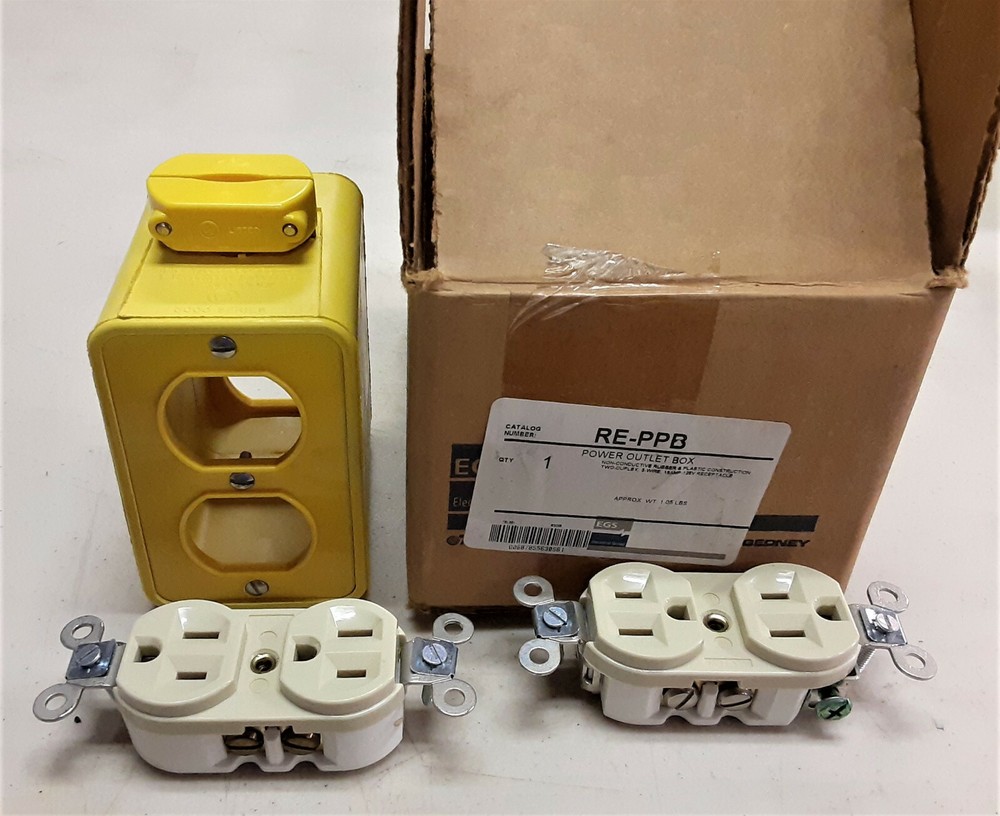 APPLETON RE-PPB Power Outlet Box - NIB