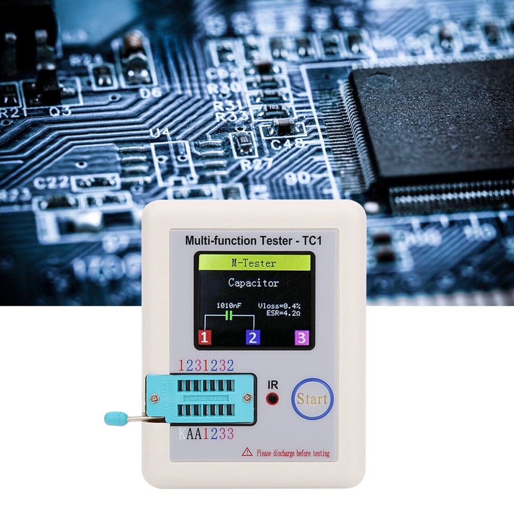1.8" TFT Screen Multi-function Transistor Tester LCR-TC1 For Capacitor Diodes