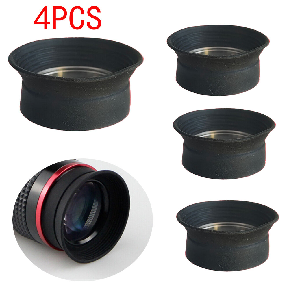 4PCS Binocular Microscope Eyepiece Cup Rubber Eye Lens Guard Shield for 29-36mm