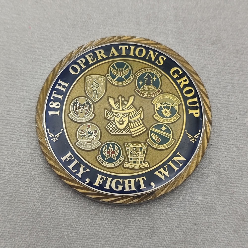 USAF 18th Operations Group Challenge Coin #1