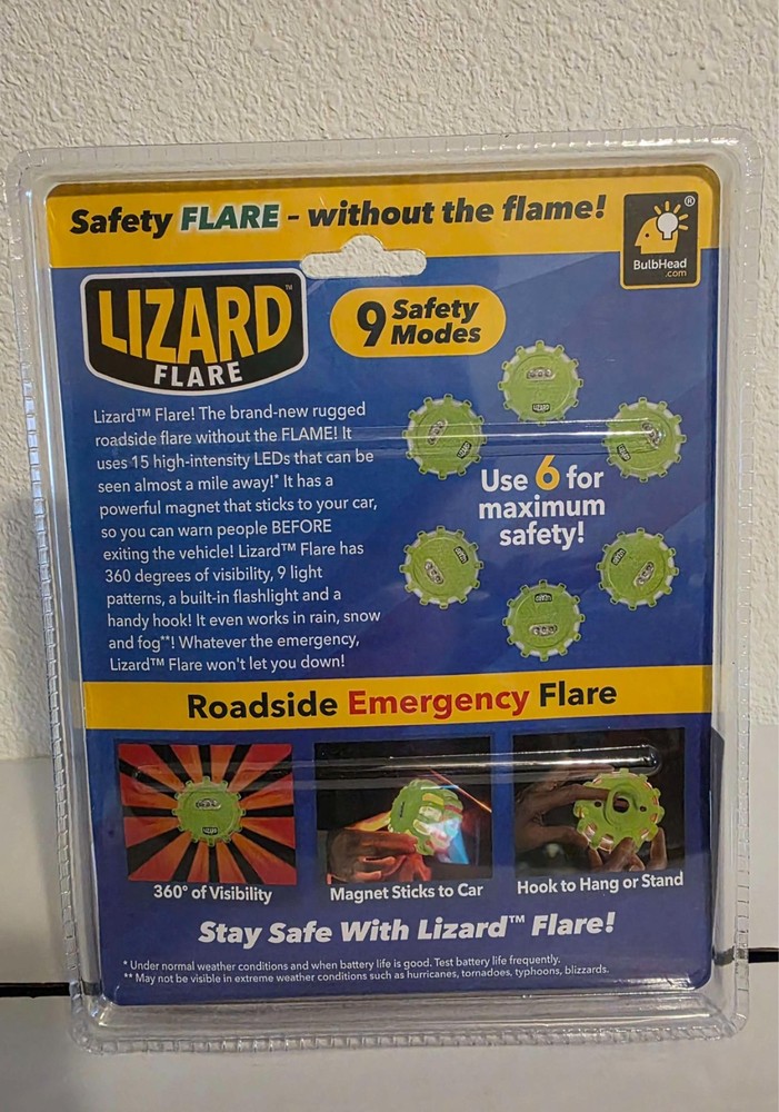 LIZARD FLARE Roadside Emergency Safety Disc Light
