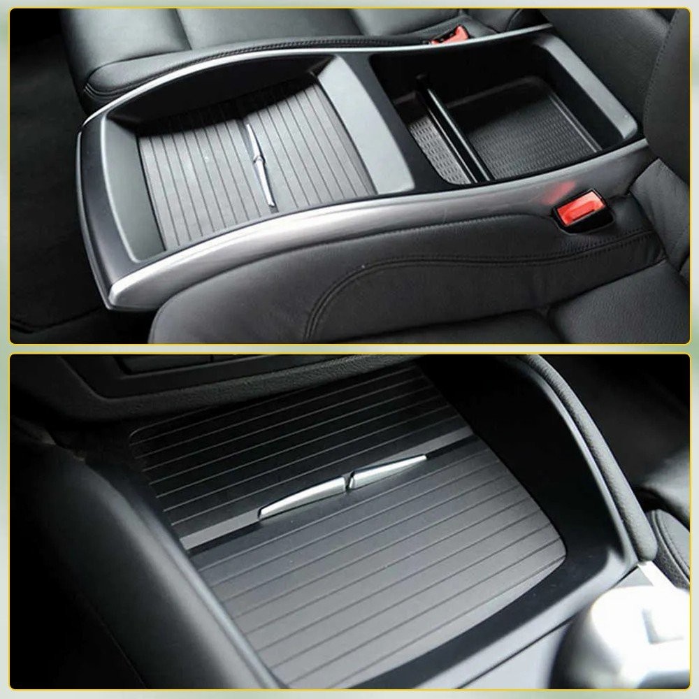 Front Console Cup Holder Roller Blind Cover Kit For BMW X6 X5 E70 E71 xDrive35i