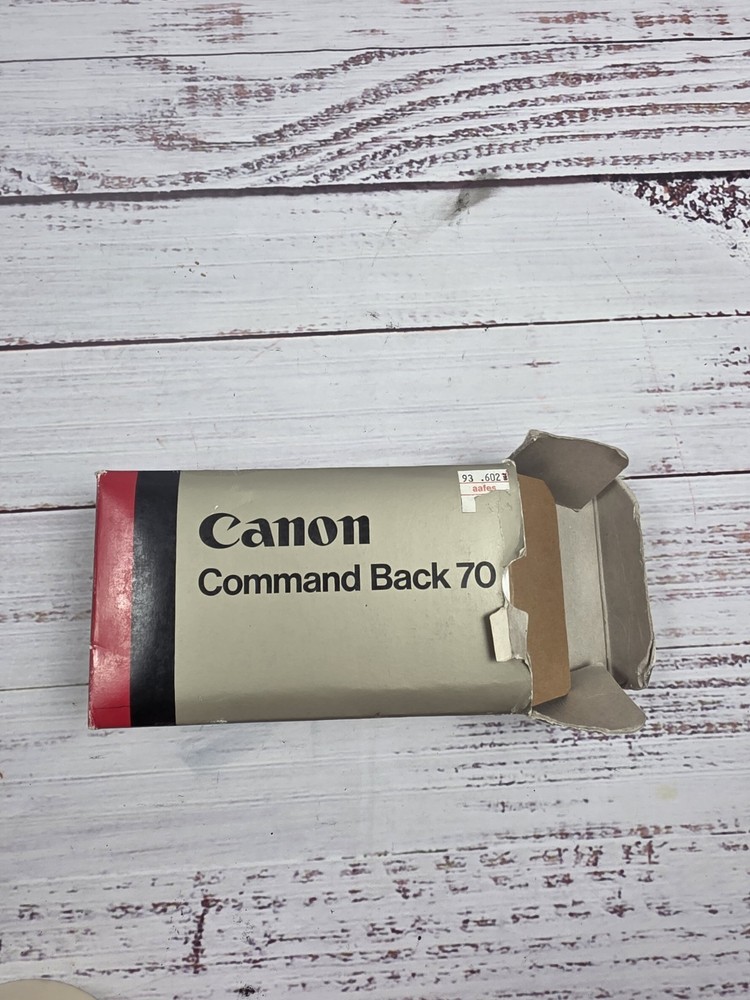 Canon Command Back 70 for T70 Camera, With Box And Manual