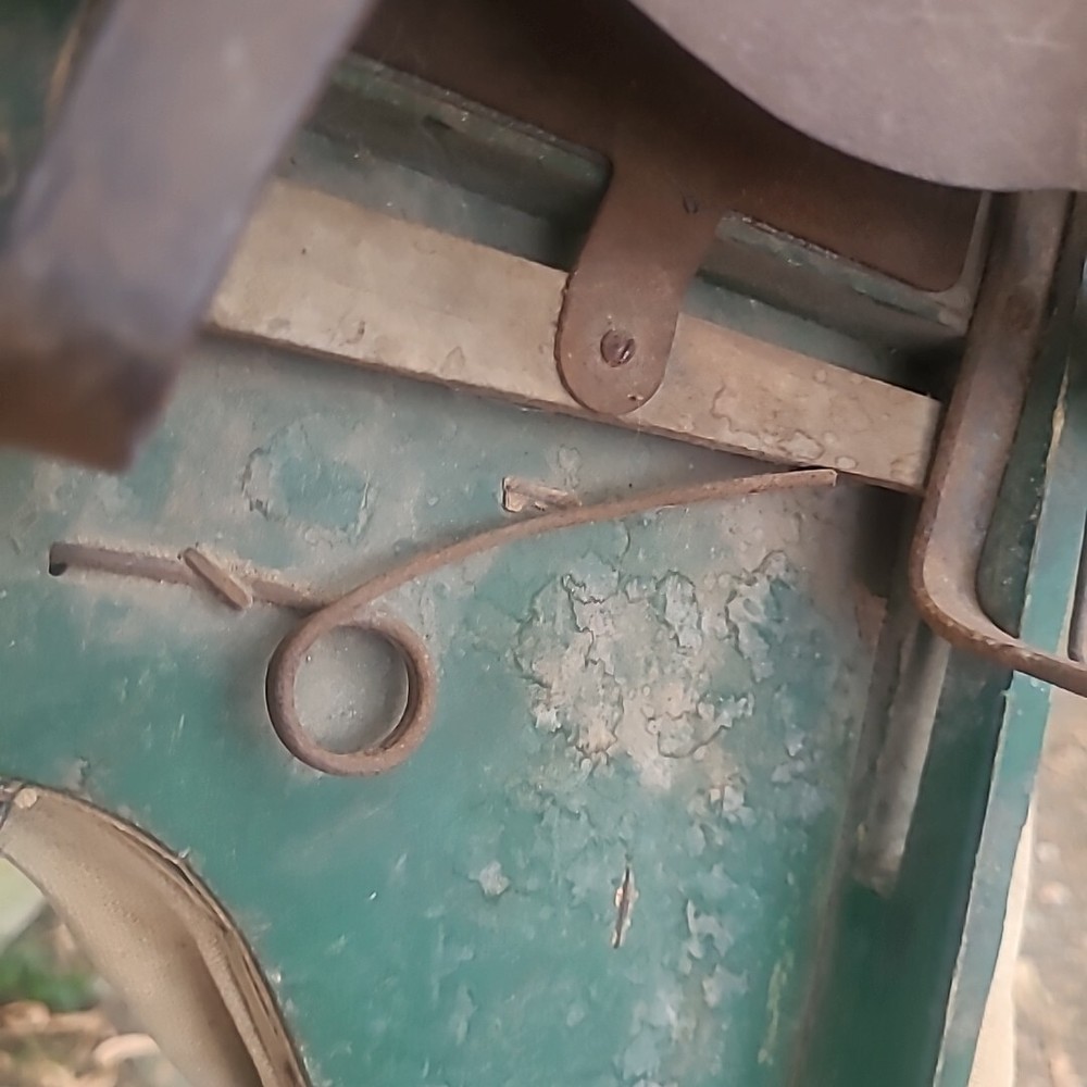 Vintage Broadcast Seed Spreader with Bag & Cyclone Hand Crank