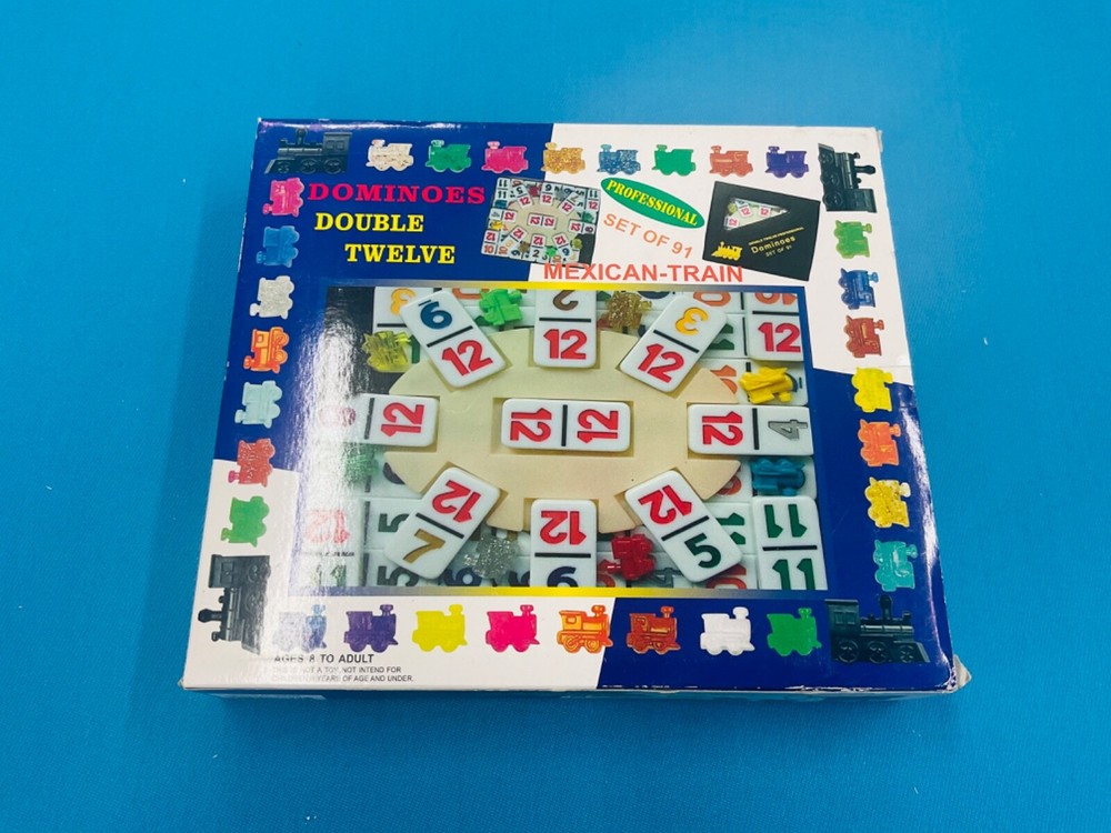 MEXICAN TRAIN DOMINOES DOUBLE 12 PROFESSIONAL