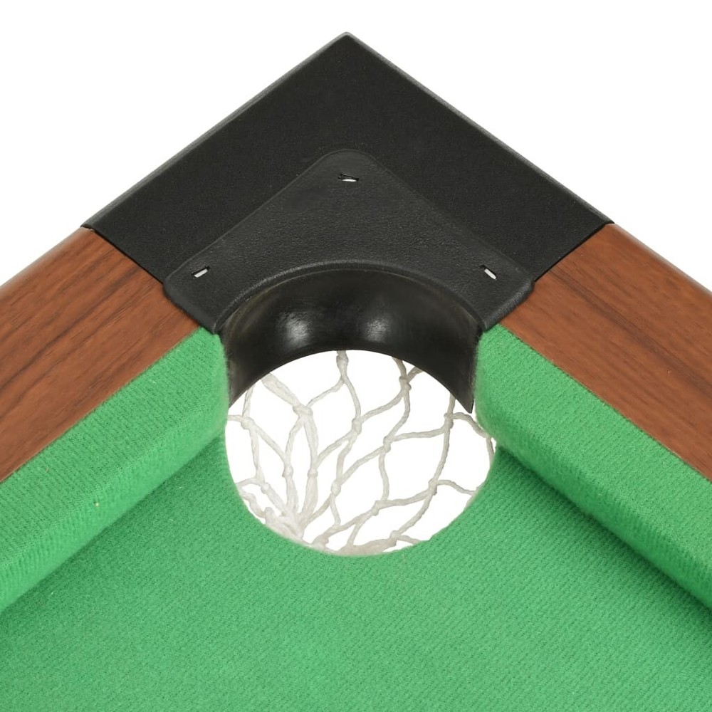4-foot pool table 122x61x76 cm brown