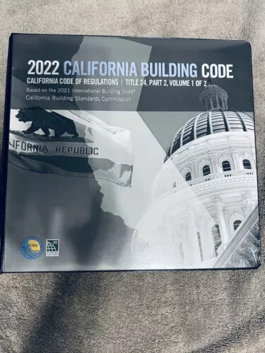 2022 California Building Code Vol 1+2